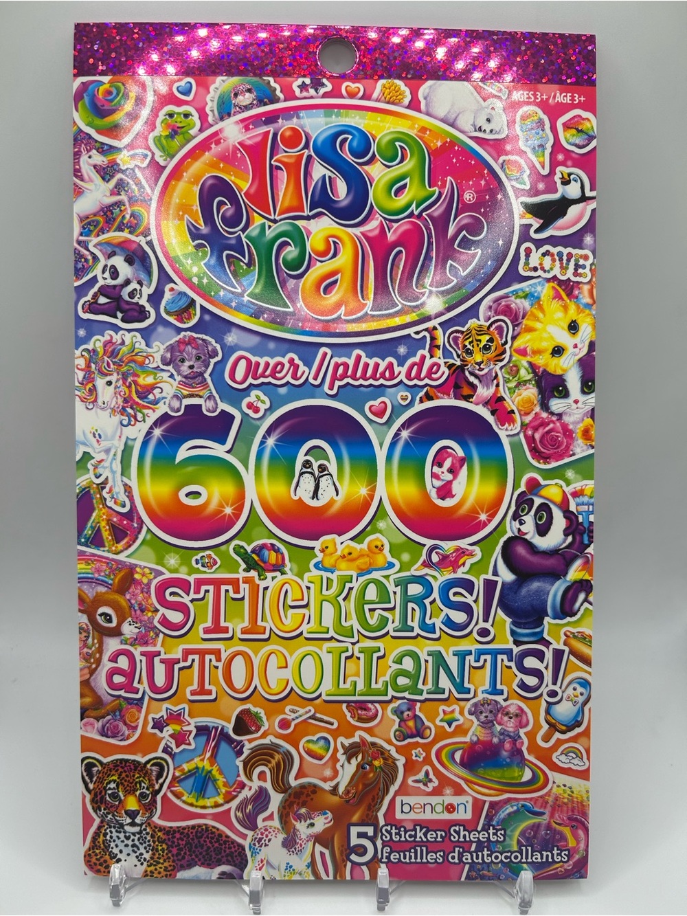NEW Lisa Frank 600+ Colorful Sticker Pack